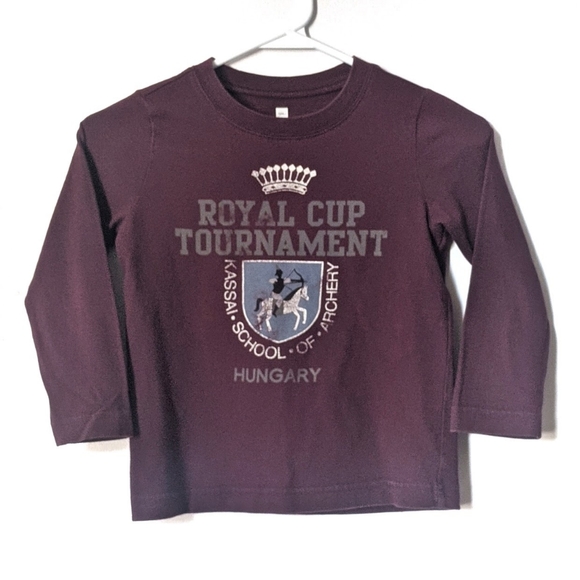 Tea Collection Archery Graphic Long Sleeve Tee Boys Size 5 - Picture 2 of 4